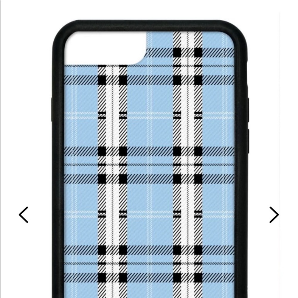 blue and black plaid iPhone 8 case!! 🖤💙